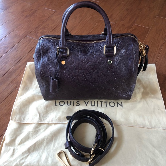 Louis Vuitton Speedy Bandouliere Empreinte Grenat - Picture 2 of 8